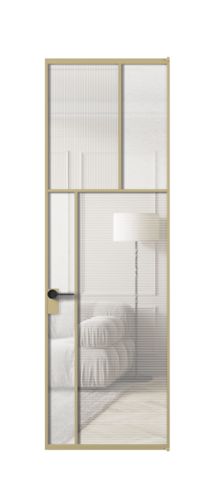 Межкомнатная дверь Мозаик АЛПЛ041.22  Рифлёное стекло "Дюна", триплекс, 6 мм + Фактурное стекло "Лёд", триплекс Цена 191470 ₽ | Volhovec