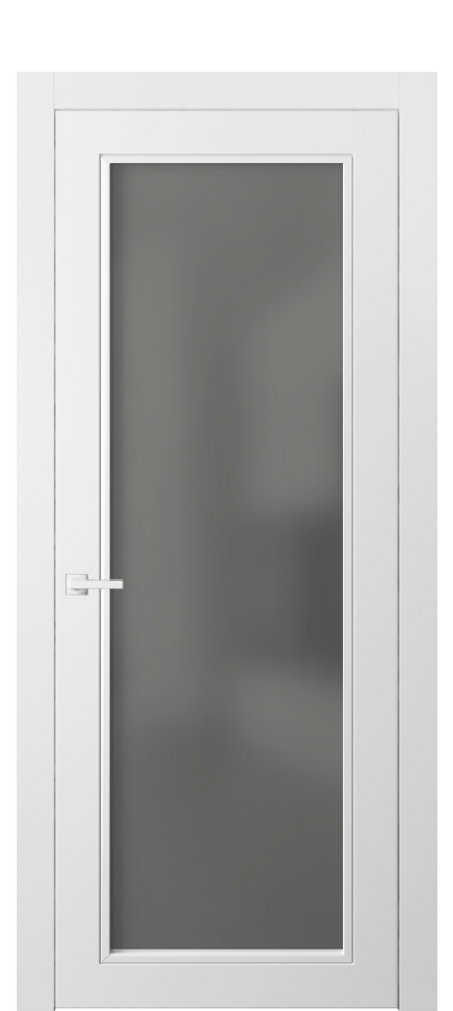 Дверь межкомнатная Neo Classic 8000 Матовый белоснежный Сатинированное серое стекло, триплекс Гладкий компланарный наличник МБЛ Цена 62750 ₽ Наличники уже входят в базовый комплект. Фабрика дверей Волховец 8 (800) 551 43 19 Межкомнатная дверь Neo Classic 8000 Матовый белоснежный Сатинированное серое стекло, триплекс Цена 62750 ₽ | Volhovec