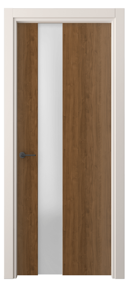Межкомнатная дверь Freedom 4224 Лесной орех Сатинированное стекло Цена 32170 ₽ | Volhovec
