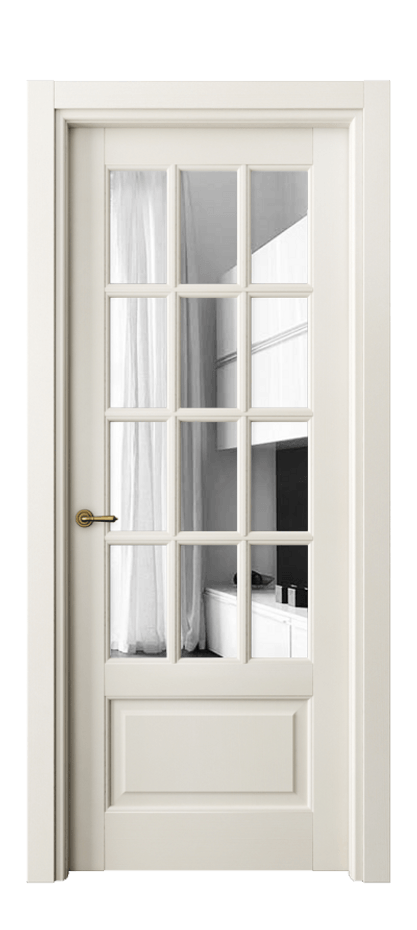 Межкомнатная дверь Тоскана Грильято 6313 Бук венециана Двустороннее зеркало, триплекс Цена 134699 ₽ | Volhovec