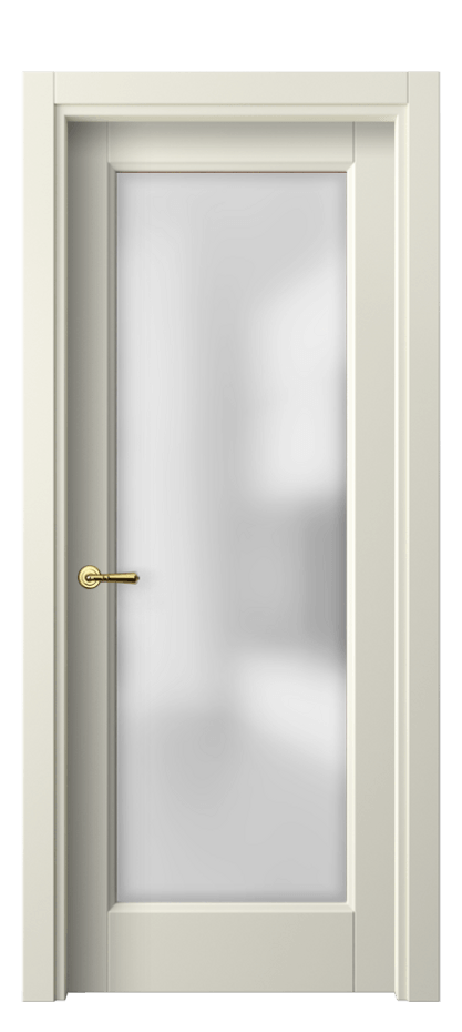Межкомнатная дверь Galant 1402 Матовый молочно-белый Сатинированное стекло Цена 41330 ₽ | Volhovec