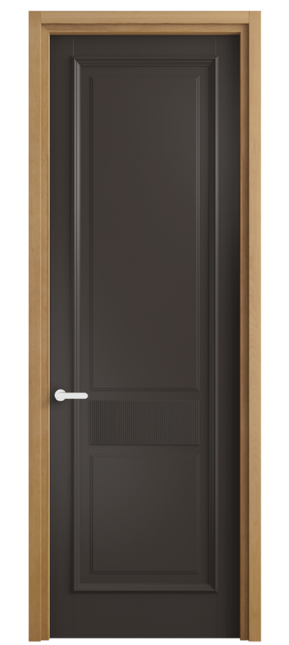 Дверь межкомнатная Шарм 6717 Матовый антрацит Узкий классический наличник БНМ Цена 151710 сом Наличники уже входят в базовый комплект. Фабрика дверей Волховец 8 (800) 551 43 19 Межкомнатная дверь Шарм 6717 Матовый антрацит Цена 151710 сом | Volhovec