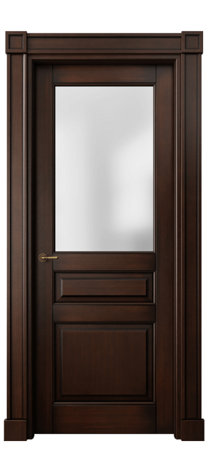 Межкомнатная дверь Toscana Plano 6304 Бук тёмный с патиной Сатинированное стекло Цена 152790 ₽ | Volhovec