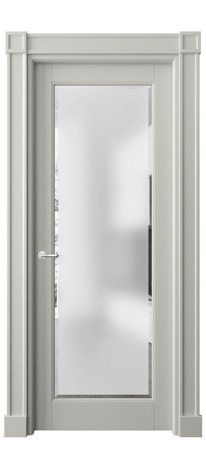 Дверь межкомнатная Toscana Plano 6300 Бук тёплый серый Сатинированное стекло с фацетом Гладкие пилястры с квадратными розетками БТСР Цена 104560 ₽ Наличники уже входят в базовый комплект. Фабрика дверей Волховец 8 (800) 551 43 19 Межкомнатная дверь Toscana Plano 6300 Бук тёплый серый Сатинированное стекло с фацетом Цена 104560 ₽ | Volhovec