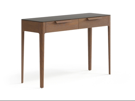 Мебель Консоль Piega 2 ящика. Цвет Дуб каштановый матовый. Материал Массив дуба матовый. Коллекция Консоль Piega 2 ящика. Фото. Мебель Консоль Piega 2 ящика. Цвет Дуб каштановый матовый. Материал Массив дуба матовый. Коллекция Консоль Piega 2 ящика. Картинка.
