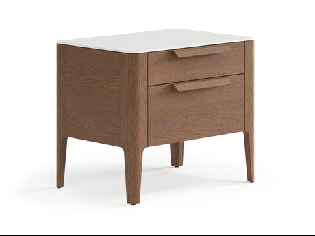 Мебель Тумба прикроватная Piega 2 ящика. Цвет Дуб каштановый матовый. Материал Массив дуба матовый. Коллекция Тумба прикроватная Piega 2 ящика. Фото. Мебель Тумба прикроватная Piega 2 ящика. Цвет Дуб каштановый матовый. Материал Массив дуба матовый. Коллекция Тумба прикроватная Piega 2 ящика. Картинка.