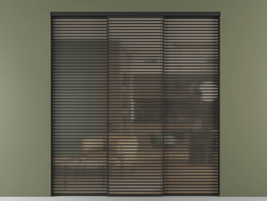 Перегородка Формато внутри проёма 3 створки АЛПР 040.07 Алюминий Черный Сатинированное бронзовое стекло, триплекс. Скрытый короб ЧЕР Цена 437900 ₽ 1. Полотно 3 шт. (800/2100 мм)
2. Комплект установки раздвижной системы
3. Базовый комплект фурнитуры
4.Ручка Рондо. Фабрика дверей Волховец 8 (800) 551 43 19 Перегородка Формато внутри проёма 3 створки АЛПР 040.07 Алюминий Черный Сатинированное бронзовое стекло, триплекс Цена 437900 ₽ | Volhovec