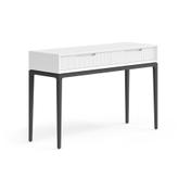 Консоль Velvet 2 ящика Матовый светло-серый