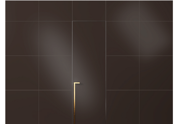 Панели для отделки стен Стеновая панель в эмали Матовый антрацит. Цвет Матовый антрацит. Материал Гладкая эмаль. Коллекция Эмаль. Картинка.