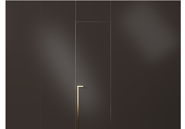 Панели для отделки стен Стеновая панель в эмали Матовый антрацит. Цвет Матовый антрацит. Материал Гладкая эмаль. Коллекция Эмаль. Картинка.