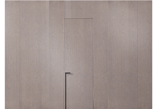 Панели для отделки стен Стеновая панель в древесной отделке Дуб дымчатый. Цвет Дуб дымчатый. Материал Шпон ценных пород. Коллекция Древесные отделки. Картинка.