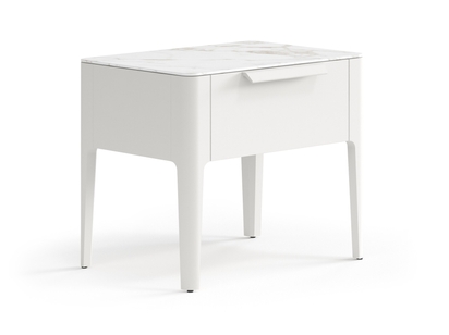 Мебель Тумба прикроватная Piega 1 ящик. Цвет Матовый тёплый серый. Материал Гладкая эмаль. Коллекция Тумба прикроватная Piega 1 ящик. Фото. Мебель Тумба прикроватная Piega 1 ящик. Цвет Матовый тёплый серый. Материал Гладкая эмаль. Коллекция Тумба прикроватная Piega 1 ящик. Картинка.