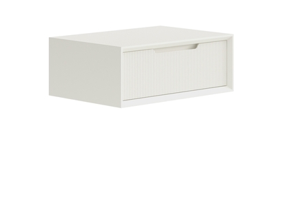 Мебель Тумба подвесная прикроватная Velvet 1 ящик. Цвет Матовый молочно-белый. Материал Гладкая эмаль. Коллекция Тумба подвесная прикроватная Velvet 1 ящик. Фото. Мебель Тумба подвесная прикроватная Velvet 1 ящик. Цвет Матовый молочно-белый. Материал Гладкая эмаль. Коллекция Тумба подвесная прикроватная Velvet 1 ящик. Картинка.