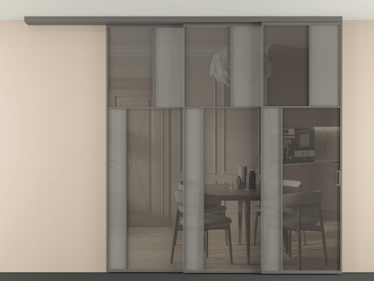 Алюминевая перегородка vdt3_4_АКЛС_Серый сатин триплекс+Серый триплекс_new. Цвет Алюминий классический серый. Материал Алюминий в эмали. Коллекция Перегородка Mosaic вдоль стены телескопик синхро 3. Фото. Алюминевая перегородка vdt3_4_АКЛС_Серый сатин триплекс+Серый триплекс_new. Цвет Алюминий классический серый. Материал Алюминий в эмали. Коллекция Перегородка Mosaic вдоль стены телескопик синхро 3. Картинка.