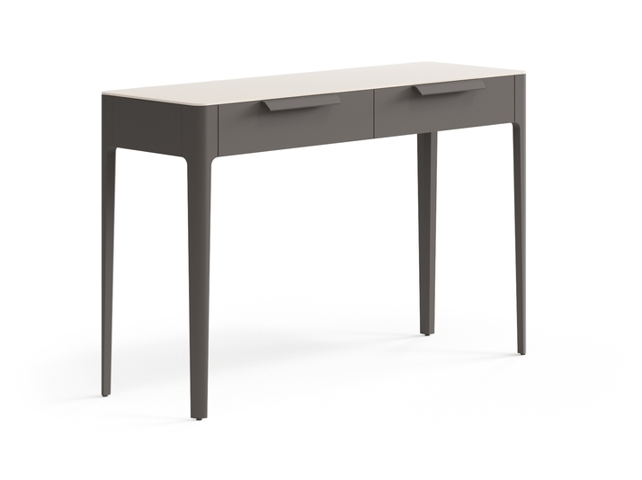 Мебель Консоль Пьега 2 ящика. Цвет Матовый антрацит. Материал Гладкая эмаль. Коллекция Консоль Пьега 2 ящика. Фото. Мебель Консоль Пьега 2 ящика. Цвет Матовый антрацит. Материал Гладкая эмаль. Коллекция Консоль Пьега 2 ящика. Картинка.