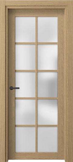 Дверь межкомнатная 2106 ЖМД САТ. Цвет Жемчужный дуб. Материал Ламинатин. Коллекция Neo. Картинка.
