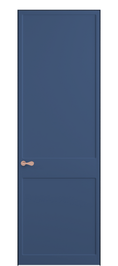 Дверь межкомнатная 7521 Отдалённо-синий RAL 5023. Цвет RAL Отдалённо-синий RAL 5023. Материал Гладкая эмаль. Коллекция Softform. Картинка.