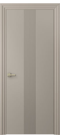 Дверь межкомнатная 8042 МБСК. Цвет Матовый бисквитный. Материал Гладкая эмаль. Коллекция Linea. Картинка.