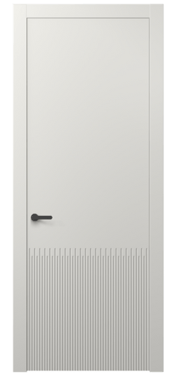 Дверь межкомнатная 8626 МСР . Цвет Матовый серый. Материал Гладкая эмаль. Коллекция Dune. Картинка.