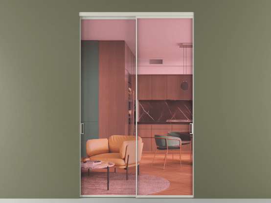 Алюминевая перегородка vn2_01_ Алюминий тёплый серый Прозрачное розовое стекло, триплекс, 6мм. Цвет Алюминий тёплый серый. Материал Алюминий в эмали. Коллекция Перегородка Формато внутри проёма 2 створки. Фото. Алюминевая перегородка vn2_01_ Алюминий тёплый серый Прозрачное розовое стекло, триплекс, 6мм. Цвет Алюминий тёплый серый. Материал Алюминий в эмали. Коллекция Перегородка Формато внутри проёма 2 створки. Картинка.