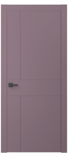 Дверь межкомнатная 8056 Пастельно-фиолетовый RAL 4009. Цвет RAL. Материал Гладкая эмаль. Коллекция Linea. Картинка.