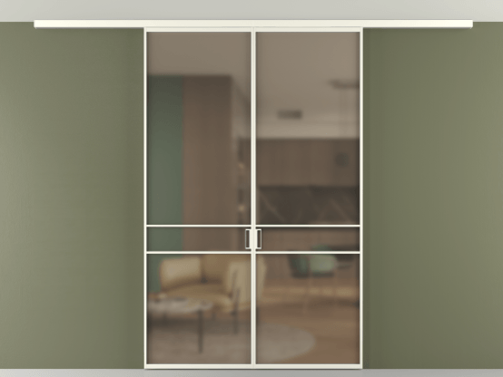 Алюминевая перегородка АЛПР 040.02_АЖМ_Бронза сатин триплекс_new. Цвет Алюминий жемчужный. Материал Алюминий в эмали. Коллекция Перегородка Формато вдоль стены на потолок 2 створки. Фото. Алюминевая перегородка АЛПР 040.02_АЖМ_Бронза сатин триплекс_new. Цвет Алюминий жемчужный. Материал Алюминий в эмали. Коллекция Перегородка Формато вдоль стены на потолок 2 створки. Картинка.