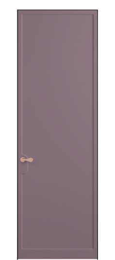 Дверь межкомнатная 7501 Пастельно-фиолетовый RAL 4009. Цвет RAL Пастельно-фиолетовый RAL 4009. Материал Гладкая эмаль. Коллекция Softform. Картинка.