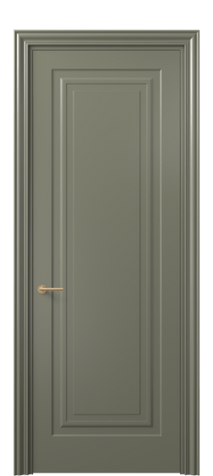 Дверь межкомнатная 8401 МОТ. Цвет Матовый оливковый тёмный. Материал Гладкая эмаль. Коллекция Mascot. Картинка.