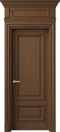 Дверь межкомнатная 7307 ДКШ.М. Цвет Дуб каштановый матовый. Материал Массив дуба матовый. Коллекция Antique. Картинка.