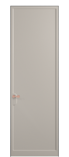 Дверь межкомнатная 7501 МСБЖ. Цвет Матовый светло-бежевый. Материал Гладкая эмаль. Коллекция Softform. Картинка.