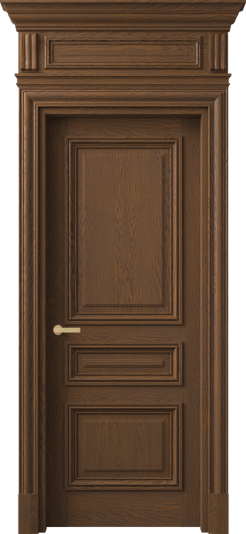 Дверь межкомнатная 7305 ДКШ.М. Цвет Дуб каштановый матовый. Материал Массив дуба матовый. Коллекция Antique. Картинка.