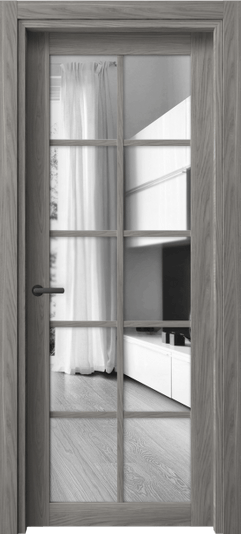 Дверь межкомнатная 2106 ИМЯ ДВ ЗЕР. Цвет Имбирный ясень. Материал Ciplex ламинатин. Коллекция Neo. Картинка.