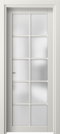 Дверь межкомнатная 2106 ПЭБЛ САТ. Цвет ПЭТ белоснежный. Материал ПЭТ. Коллекция Neo. Картинка.