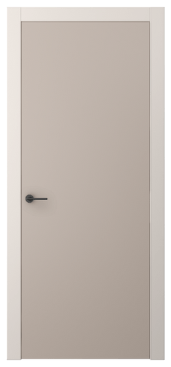 Дверь межкомнатная АКП 0010 ПЭСК. Цвет ПЭТ серо-коричневый . Материал ПЭТ. Коллекция Freedom. Картинка.