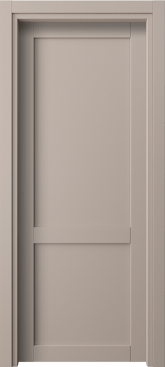 Дверь межкомнатная 2121 ПЭСК. Цвет ПЭТ серо-коричневый . Материал ПЭТ. Коллекция Neo1. Картинка.