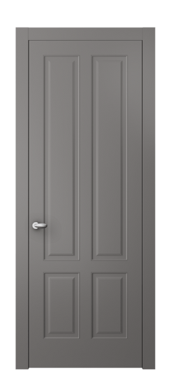 Дверь межкомнатная АКП 8521 МКЛС Матовый классический серый. Цвет Матовый классический серый. Материал Гладкая эмаль. Коллекция Esse. Картинка.