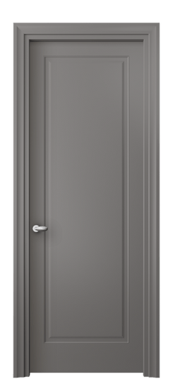 Дверь межкомнатная 8501 МКЛС. Цвет Матовый классический серый. Материал Гладкая эмаль. Коллекция Esse. Картинка.