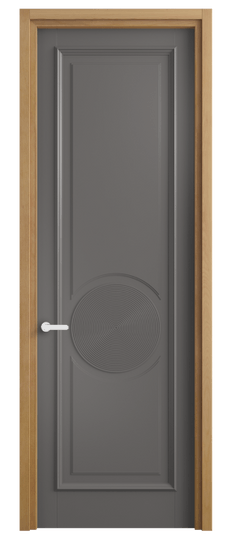 Дверь межкомнатная 6719 БКЛС. Цвет Бук классический серый. Материал Массив бука эмаль. Коллекция Charm. Картинка.