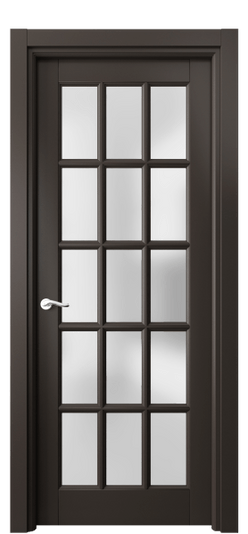 Дверь межкомнатная 0708 БАН САТ. Цвет Бук антрацит. Материал Массив бука эмаль. Коллекция Lignum. Картинка.