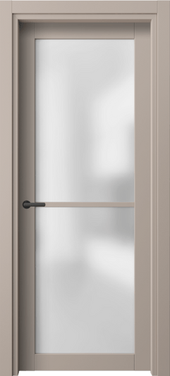 Дверь межкомнатная 2108 ПЭСК САТ. Цвет ПЭТ серо-коричневый . Материал ПЭТ. Коллекция Нео. Картинка.