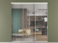 Перегородка Formato внутри проёма телескопик синхро 2