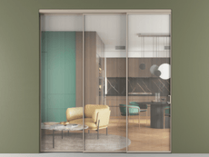 Перегородка Formato внутри проёма телескопик синхро 2